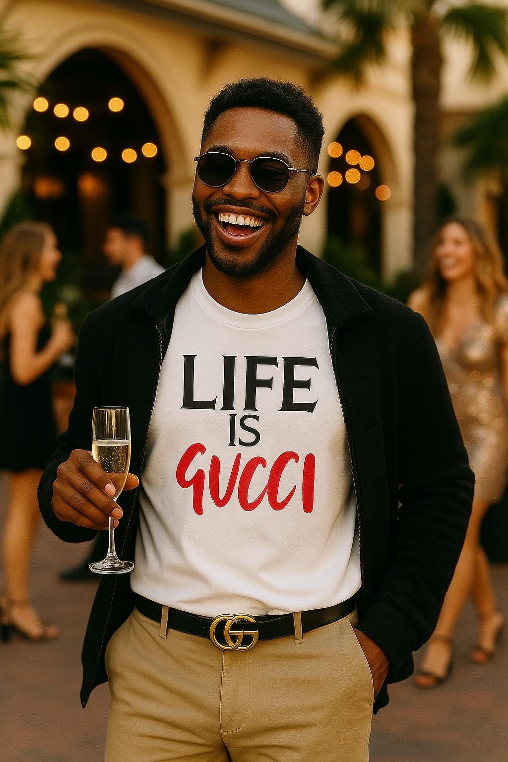 GUCCI LIFE IS GUCCI スカルプリント Tシャツ Life is Gucci Tee - Etsy