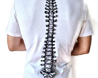 Spine Patch Embroidered Spine Iron-On Spine Patch with Adhesive