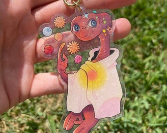 ET Holographic Acrylic Keychain