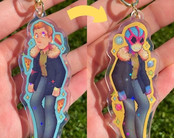 Harry Vanderspeigle (Resident Alien) Holographic Double Sided Keychain
