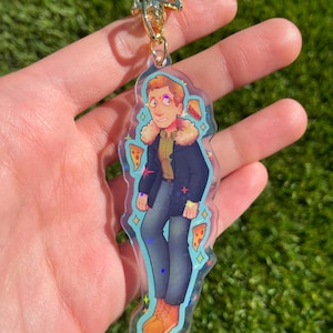 Harry Vanderspeigle (Resident Alien) Holographic Double Sided Keychain image 3