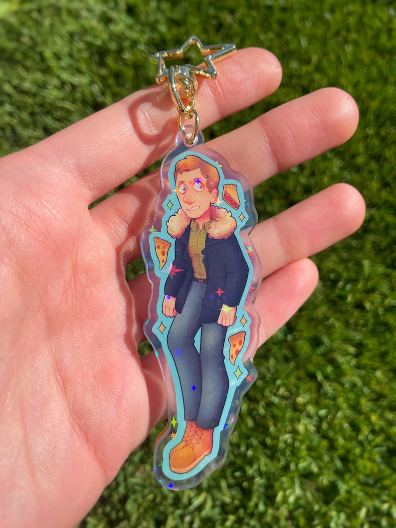 Harry Vanderspeigle (Resident Alien) Holographic Double Sided Keychain image 3