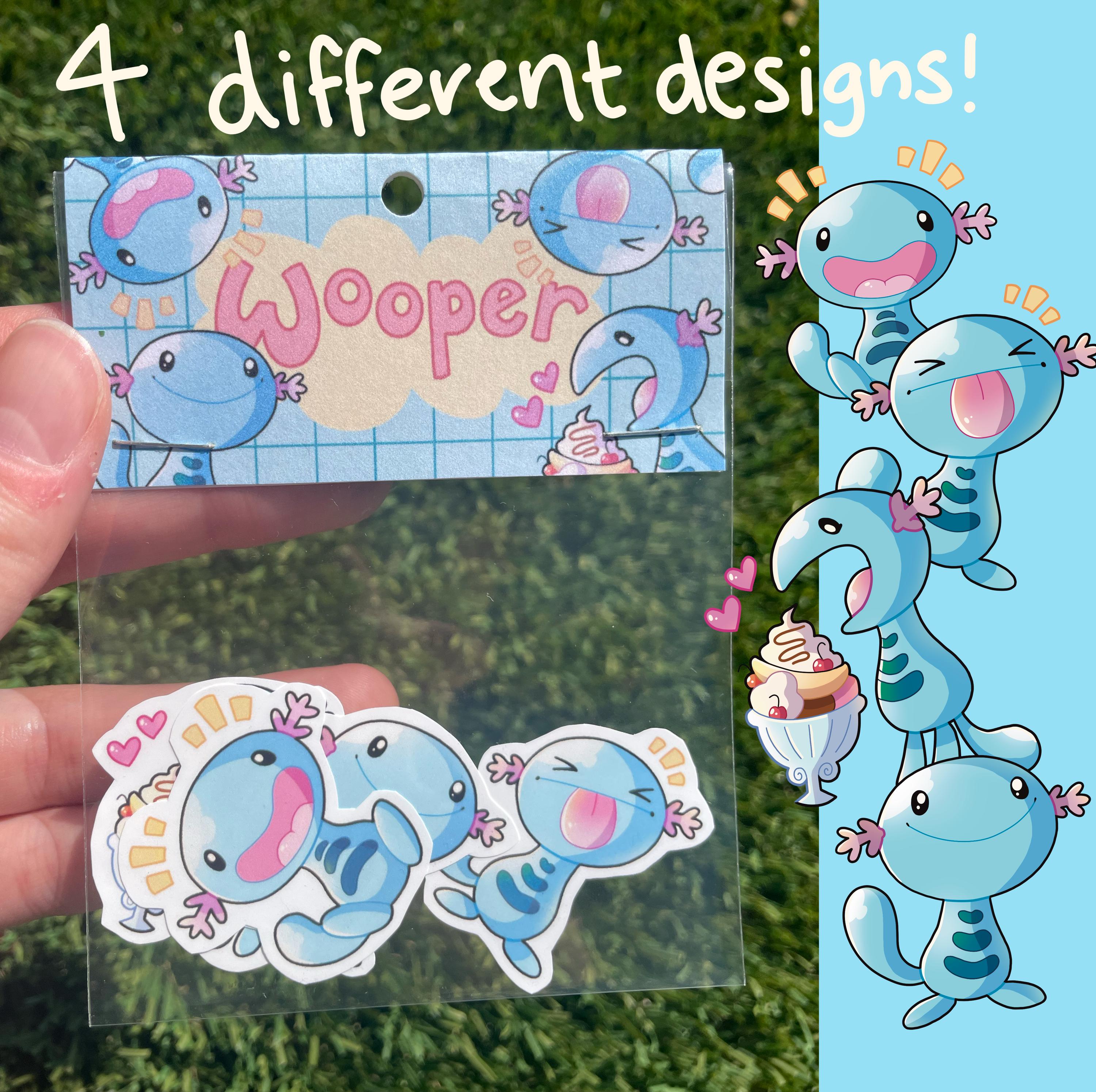 Wooper Sticker Pack - Etsy