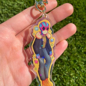Harry Vanderspeigle (Resident Alien) Holographic Double Sided Keychain image 2