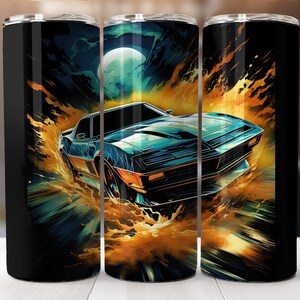 Coches de carreras 20 oz Skinny Tumbler-patrón recto y cónico-20 oz Skinny Tumbler Diseño de sublimación-Descarga digital PNG.