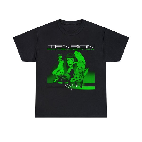 Kylie Minogue Tension Unisex Heavy Cotton Tee