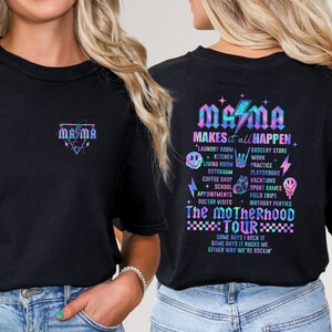 Mama Rock Tour Shirt,Motherhood Sweatshirt, Some Days I Rock It Shirt, Mama Lighting Bold Tee, Mama Funny Tour Hoodie,Mother&#39;s Day Funny Tee
