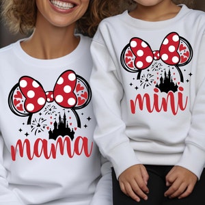 Custom Disney Mama Mini Shirt, Birthday Disney Mama Sweatshirt, Mouse Family Trip Hoodie ,Disneyland Matching Tee, Gifts For Mom, Mama Gift