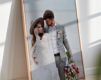 Custom Photo to Canvas Wall Art, Wedding Anniversary Gift, Personalized Photo Gifts, Customized Photography Canvas Prints, Gift for Couple