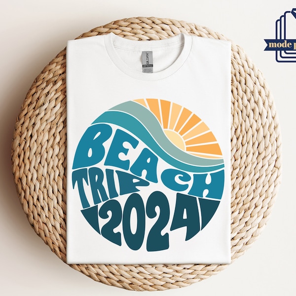 Beach Trip 2024 Shirt, Summer Sweatshirt, Beach Shirts For Women, Vacation Tee, Summer Tees, Beach Hoodie, Holiday T-shirt, Travel Shirt