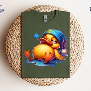 Funny Cute Animal T-shirt, Watercolor Animal Sweatshirt, Nursery Hoodie, Gift for Animal Lovers, Silly Goose Birthday Shirt, Gift For Her