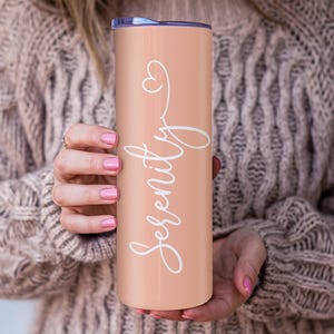 Personalized Name Bachelorette Party Tumblers, Skinny Tumbler with Straw, Custom Bridal Bach Party, Bridesmaid Proposal, Wedding Party Favor