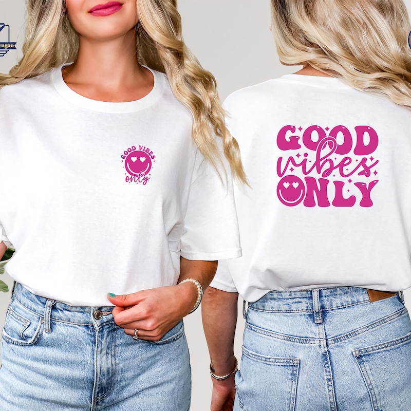 Good Vibes print T-shirt main image 1