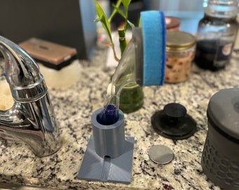 Sponge Wand Holder for Kitchen Sink