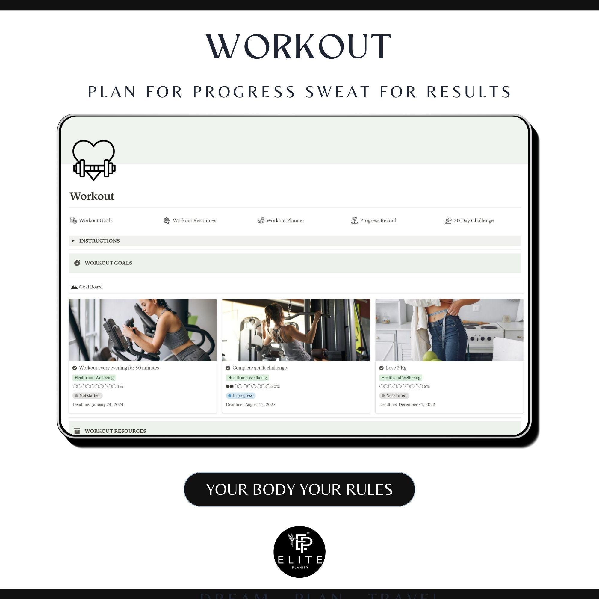 Notion Business & Life Planner Template | Sage Green Digital Planner ...