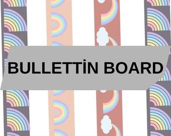 Colorful Classroom Bulletin Board Border ,Classroom Poster ,Fun and Educational School Decor , Classroom Decor