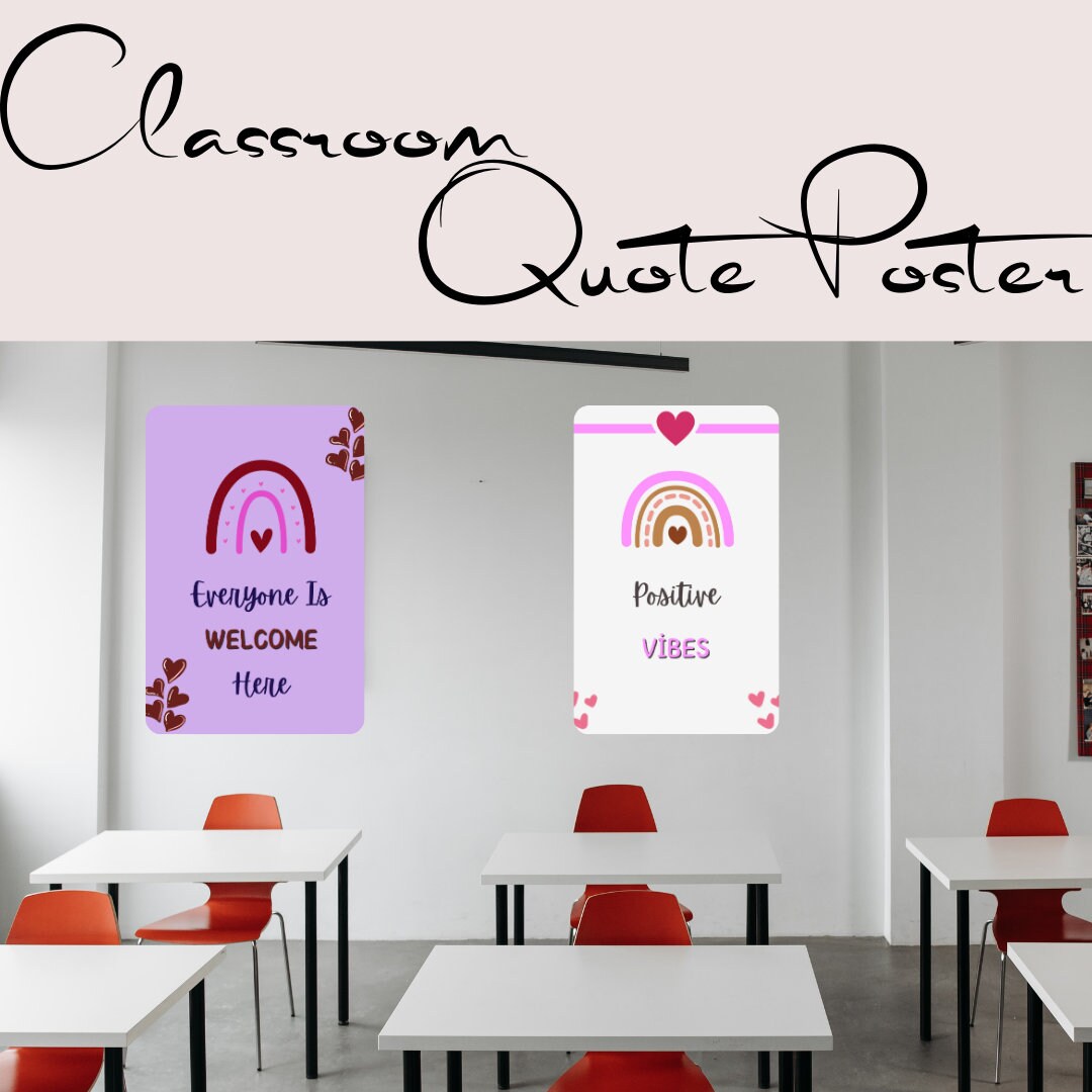 Classroom Quote Posters , Classroom Happy Love Day Quote Posters ...