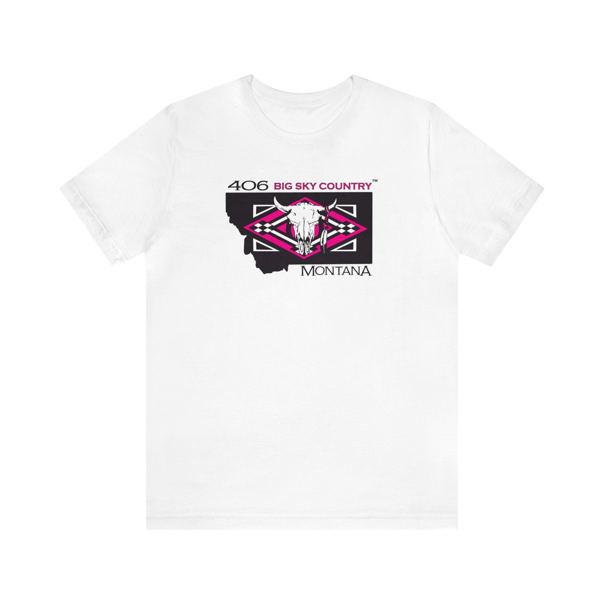 Montana Big Sky Country Area Code 406 Unisex Jersey Short Sleeve T montana-big-sky-country-area-code-406-unisex-jersey-short-sleeve-t