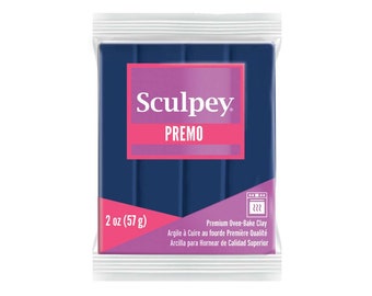 Sculpey Premo Navy 57gm Bar