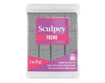 Sculpey Premo Gray Granite 57gm Bar