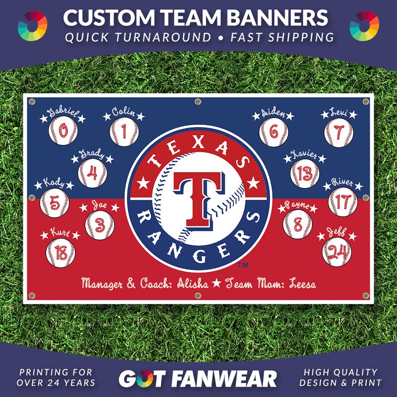 Texas Rangers - Etsy