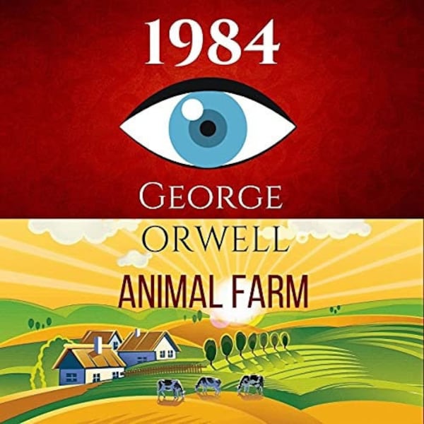 George Orwell Collection:  1984 and Animal Farm - Dystopian Futuristic Novels -  Nineteen Eighty Four - Digital Download - Orwell - PDF EPUB