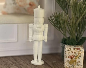 Dollhouse Miniature Christmas Nutcracker, 1:12 Scale, 2 Options, Small OR Large