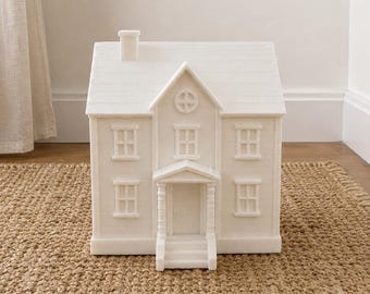 1:144 Scale Miniature Dollhouse Model | Tiny Colonial Style House | Dollhouse Within a Dollhouse | 3D Printed Mini Home Decor