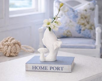 Dollhouse Miniature Koi Fish Vase, 1:12 Scale