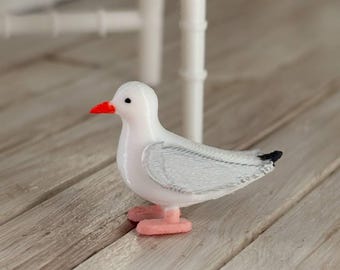 Dollhouse Miniature 1:12 scale Steven the Seagull, 1 piece