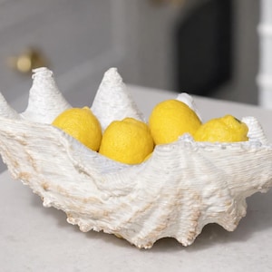 1:12 or 1/24 Scale Dollhouse Miniature Clam Shell Display Fruit Bowl