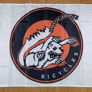 Old Skool BMX Mongoose Poster, Bike Wall Art, Extreme Sports Decor, Cycling Poster, BMX Room Decor, BMX Gift, Adventure Sports Print