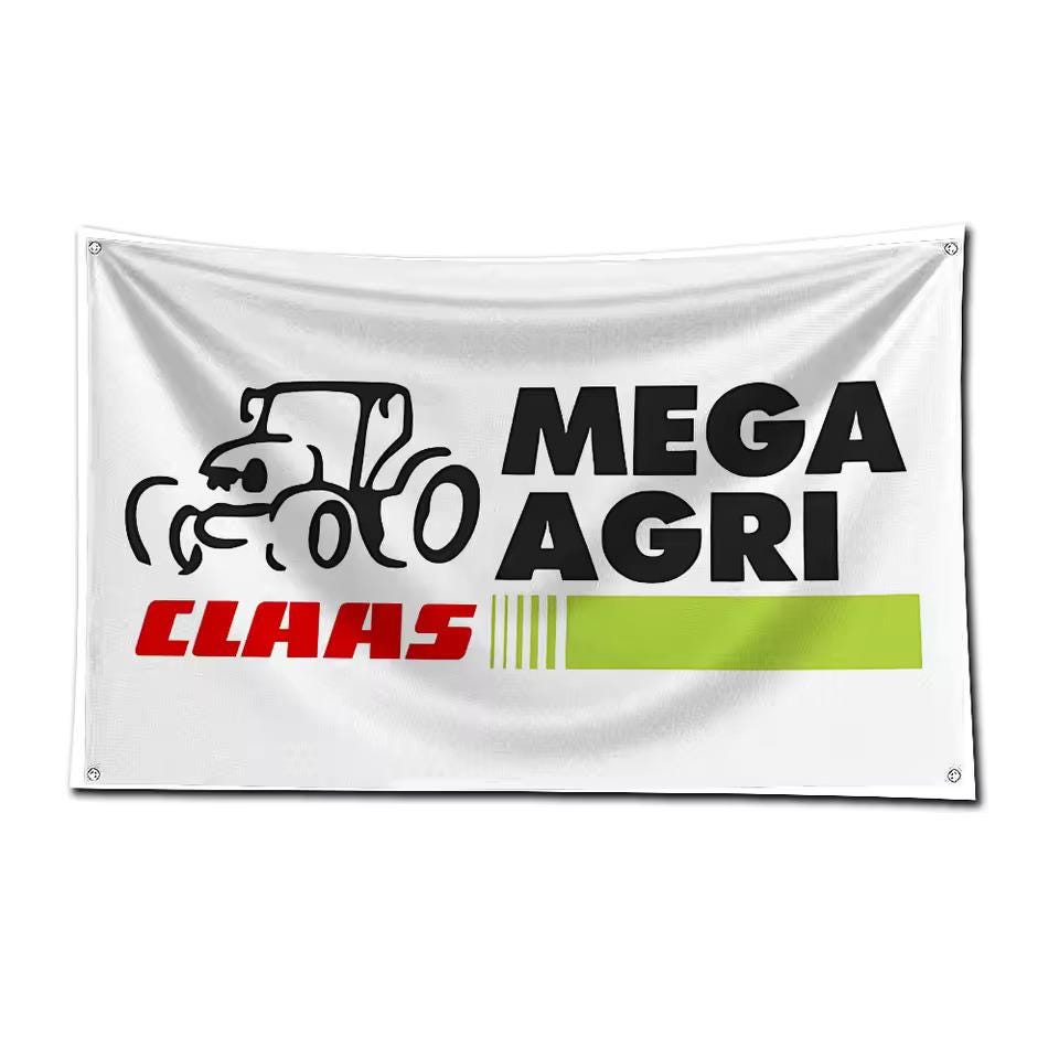 Claas Tractor Dealer 3x5ft Flagge Banner Flag for Showroom Garage Man ...