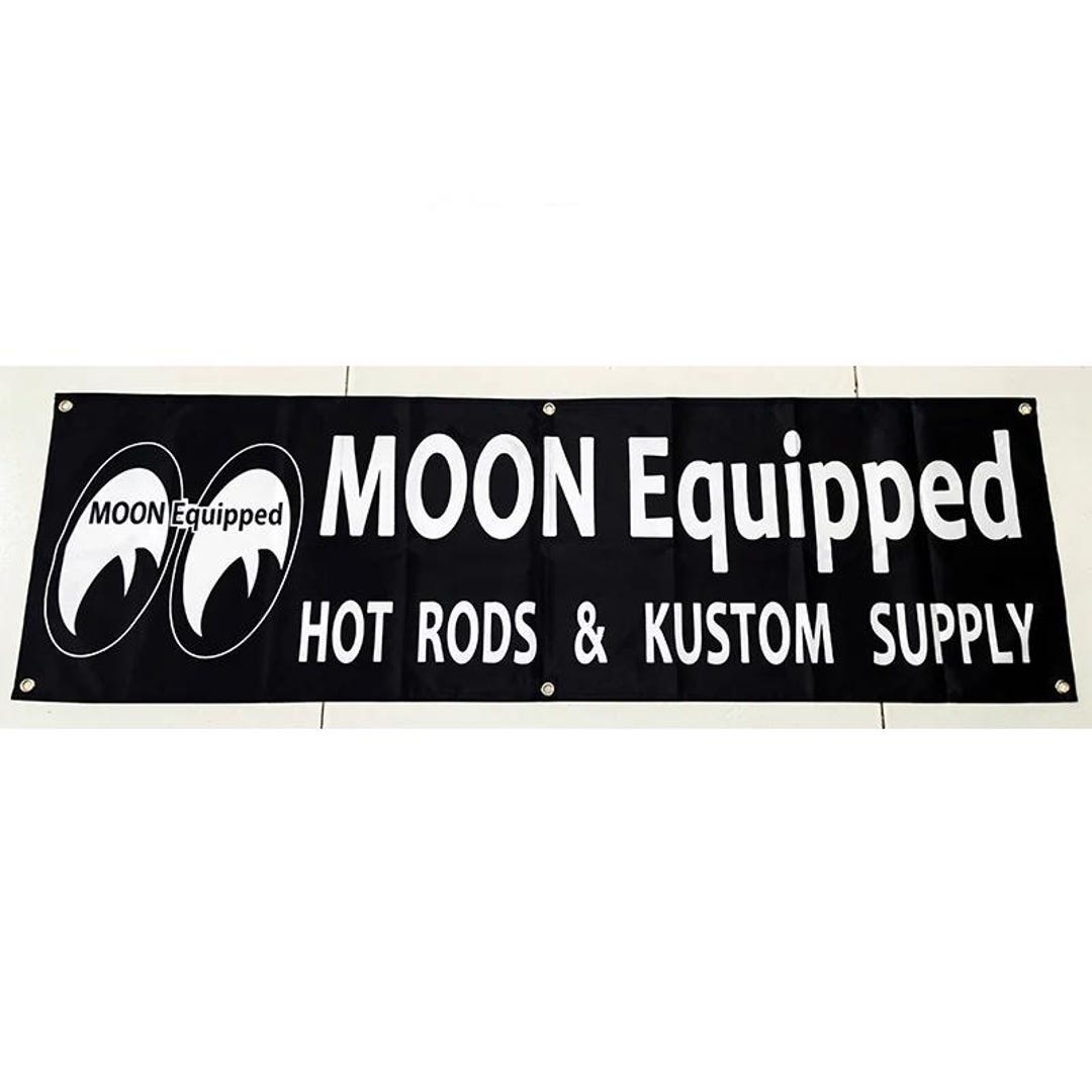 Vintage Hot Rod Banner Sign, Garage Decor, Man Cave Wall Art, Classic ...