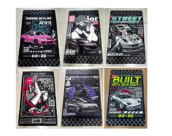 Nobori JDM Flag, Japanese Car Enthusiast, Racing Team Banner, Drift Racing Auto Decor, Garage Wall Art, Gift For Him