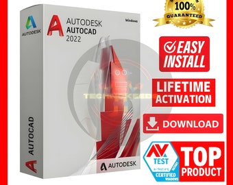 Autodesk AutoCAD 2022 | Voorgeactiveerd | Levenslang | Win-64| Instantie downloaden