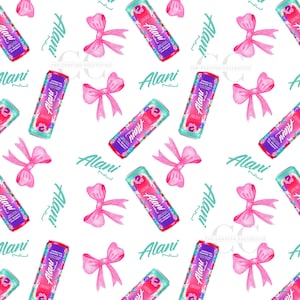 SEAMLESS Hawaiian Shaved Ice Fabric Pattern,  Trendy PNG Preppy Design Digital Download,  Cute Aesthetic,  Commercial Use