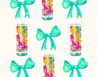 NEW Alani Sherbet Swirl,  Bow Trendy PNG Preppy Design Digital Download, Positive Quote Cute Aesthetic, Sublimation, Commercial Use