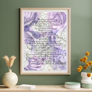 Affirmation Card Printable Digital Download Affirmation for Her Positive Affirmations Gift for Her One Page Affirmation Card
