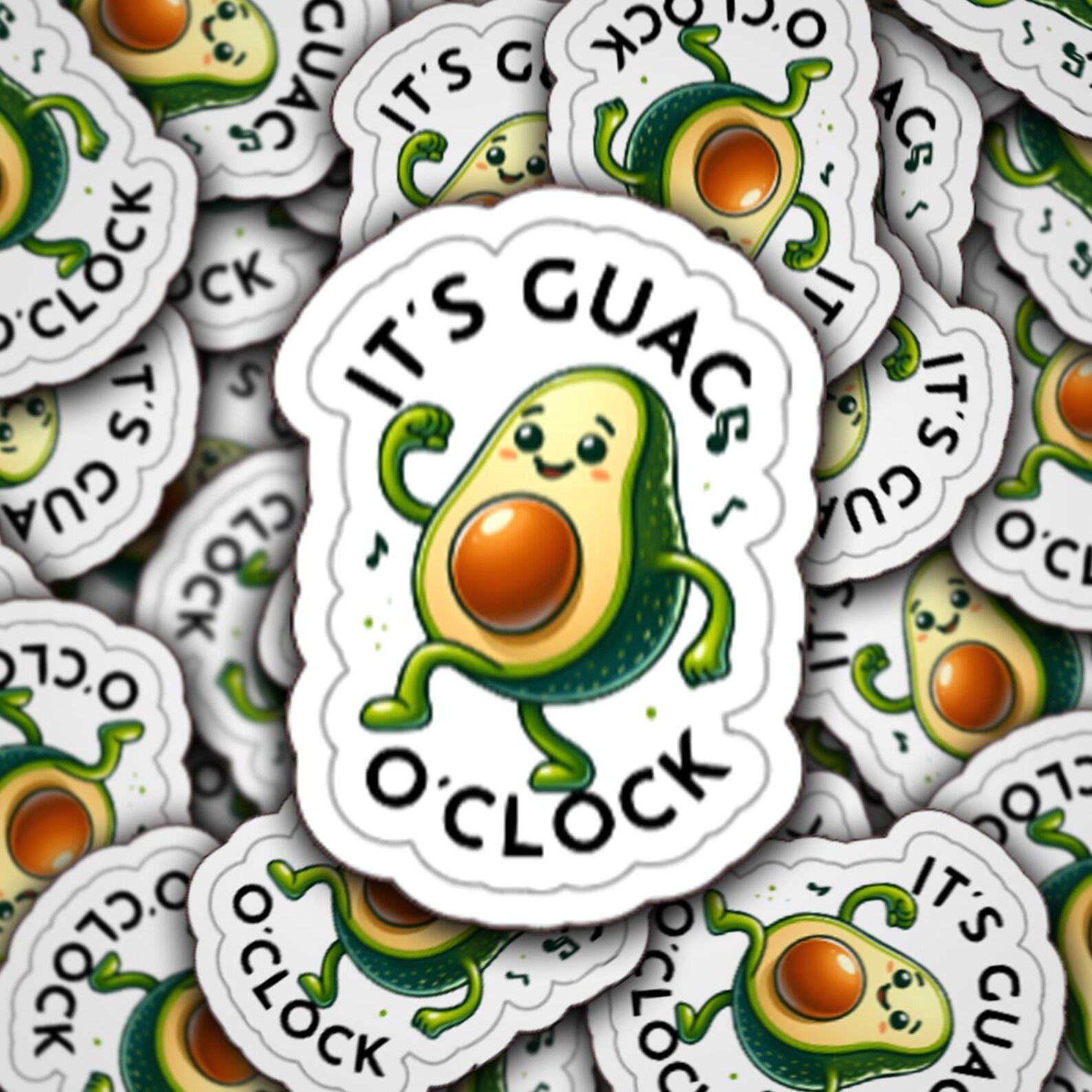 Stickers - Laminated - (3 Designs) Avocado - Funny - Decal ...