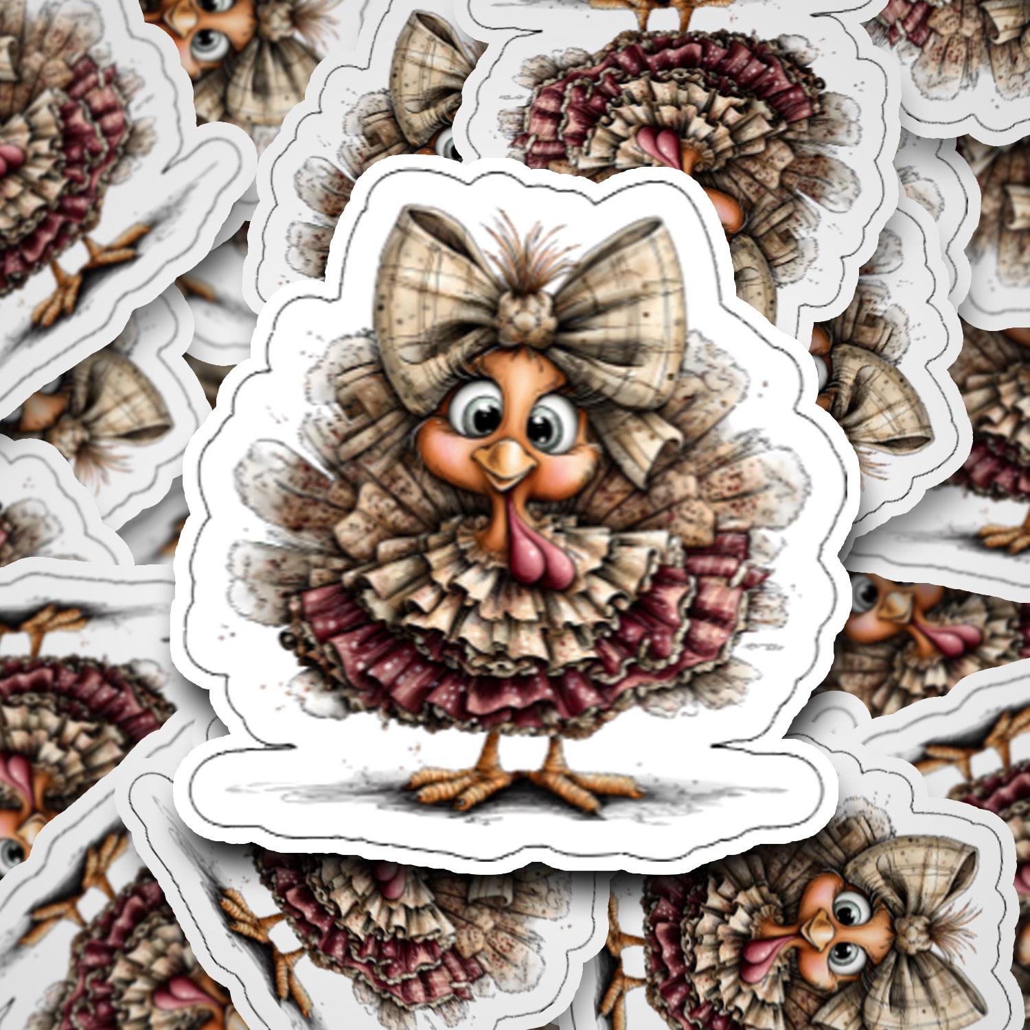Pattern Sticker Turkey Stickers - Laminated - (6 Designs) - Turkey - Junk Journaling ...