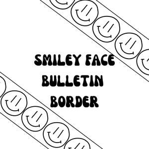 Smiley Face Bulletin Border