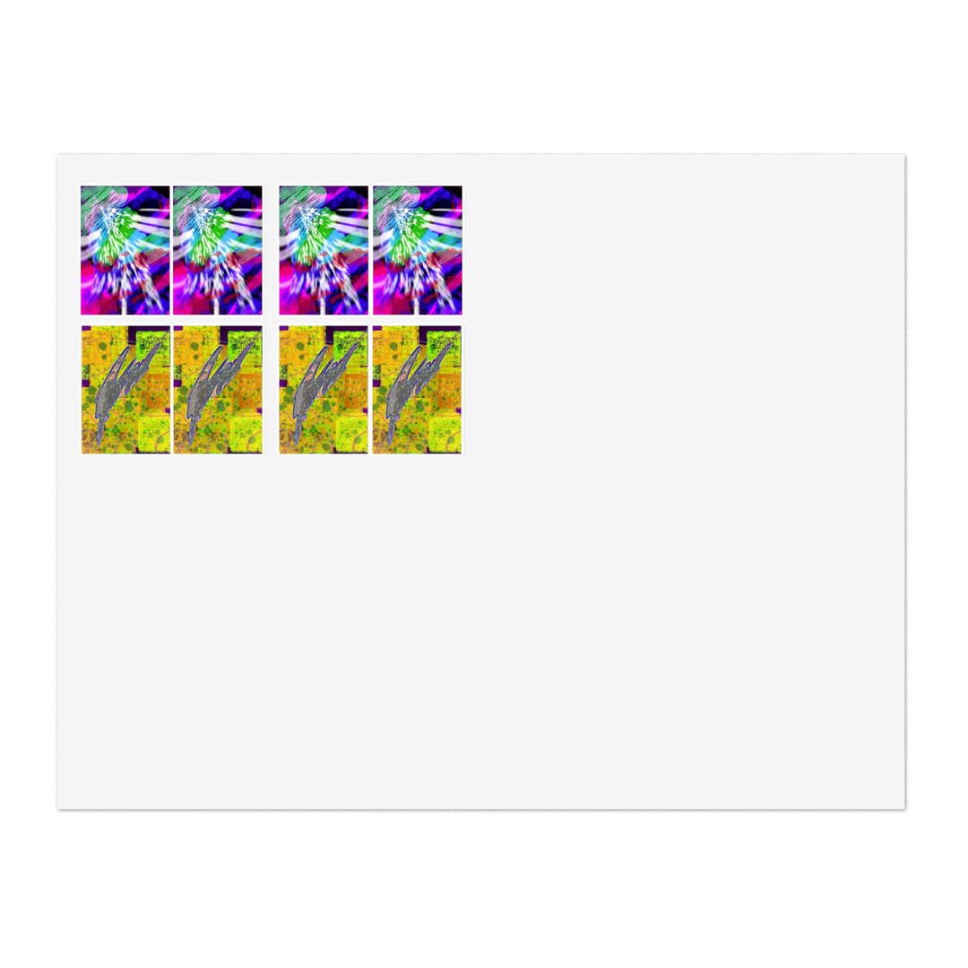 Rad Sitcker Abstract Rad Sticker Sheets - Etsy