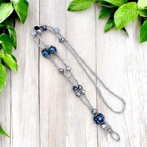 Lanyard Badge Holder / Beaded Lanyard / Statement Lanyard