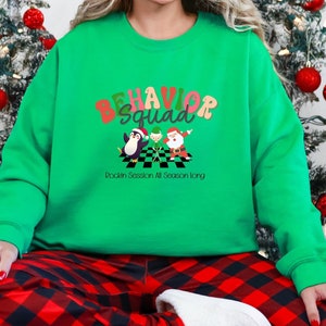 Behavior Squad Holiday Sweatshirt – ABA Crewneck for Technicians & Analysts
