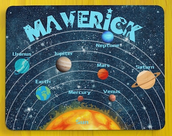 Personalized Space-Themed Kids&#39; Puzzle, 30-Piece Educational Toy for Ages 3-7 Gift for Kids Learning Activity of Outer Space - Solar System