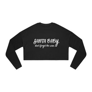 Sweter świąteczny - damski skrócony sweter świąteczny