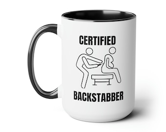 Lustig Anästhesie Tasse - zertifizierter Backstabber