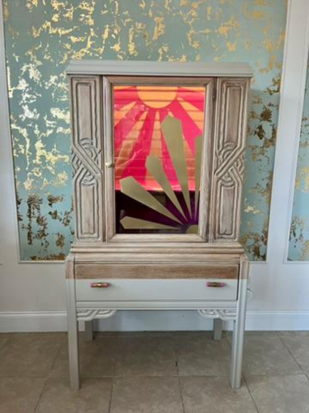 Illustration of Refinished Furniture Glam