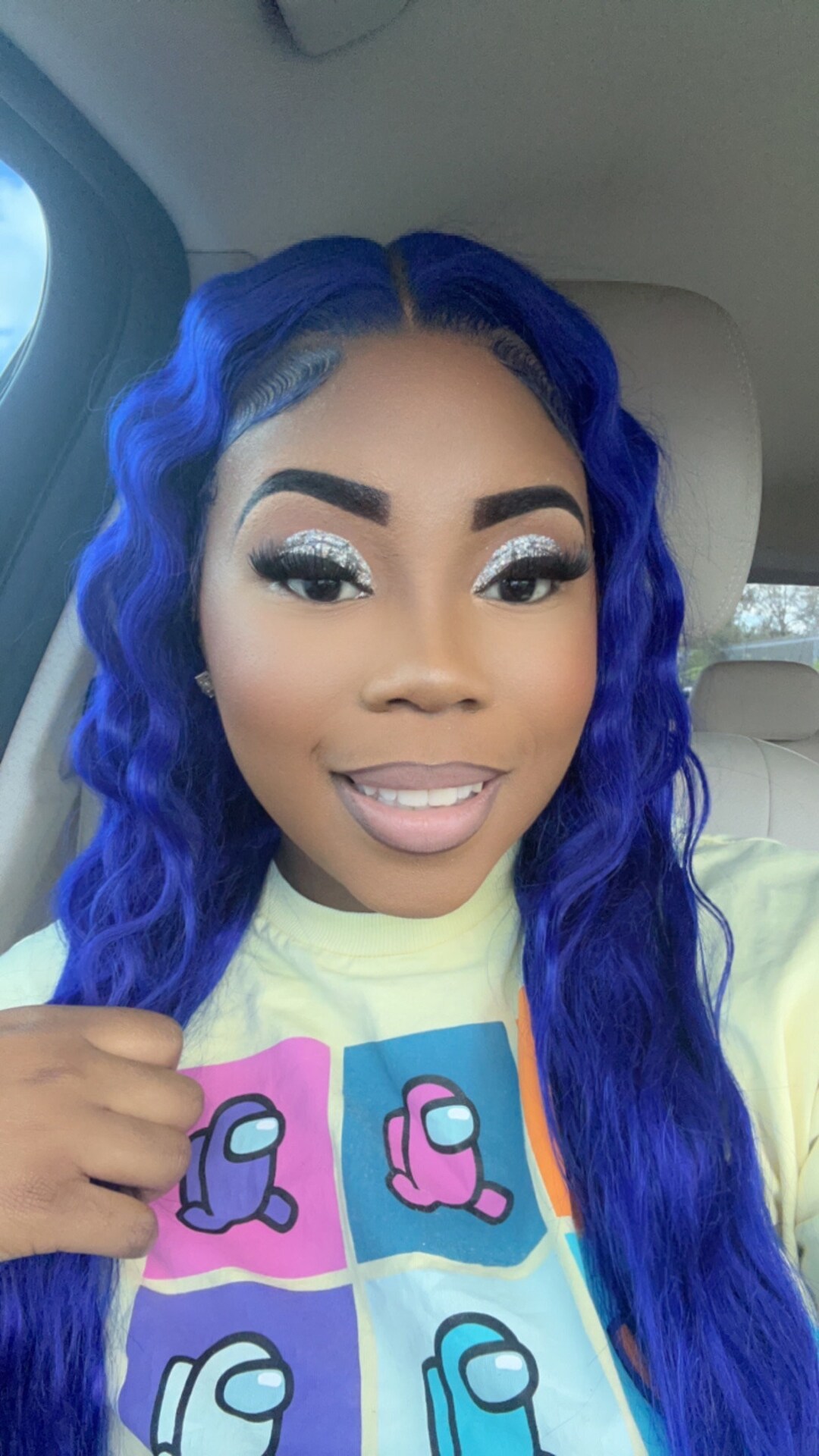 13x4 Blue Lace Front Wig winter Etsy